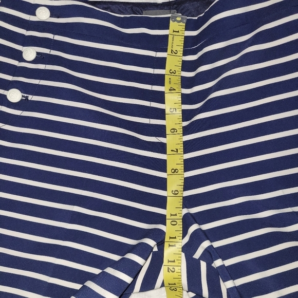 The Limited Flare Wide Leg Career Pants SZ 14R (Blue & White Striped) - Picture 14 of 14